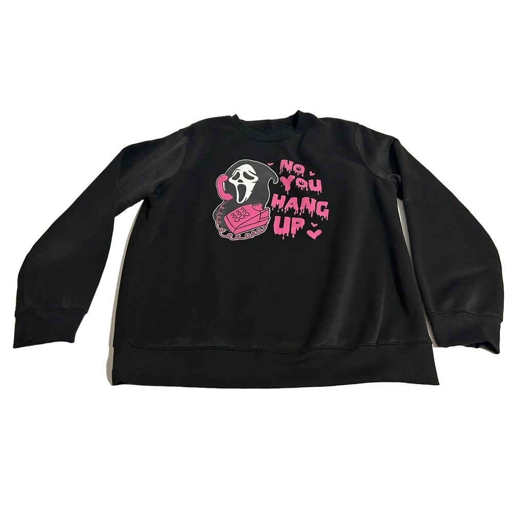 Scream Halloween/ Valentine Sweater Women's XL (Fits Like a Size Large )